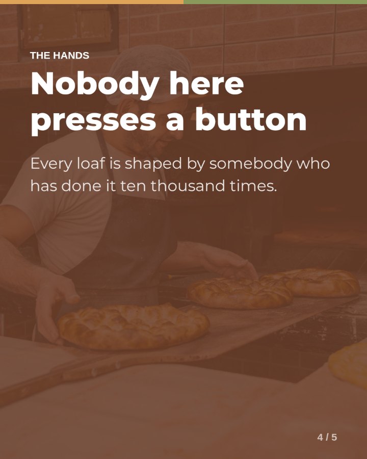 Slide 4 of 5 of a bakery carousel